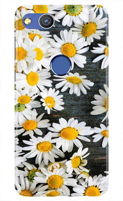 White flowers2 Mobile Back Case for Honor 8 Lite (Design - 62) White flowers2 Case for Honor 8 Lite