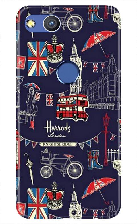 Love London Mobile Back Case for Honor 8 Lite (Design - 75) Love London Case for Honor 8 Lite