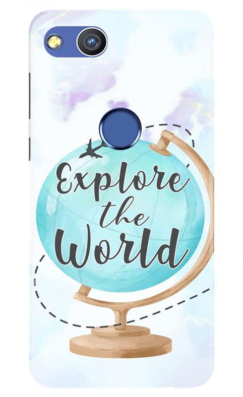 Explore the World Mobile Back Case for Honor 8 Lite (Design - 207) Explore the World Case for Honor 8 Lite (Design No. 207)