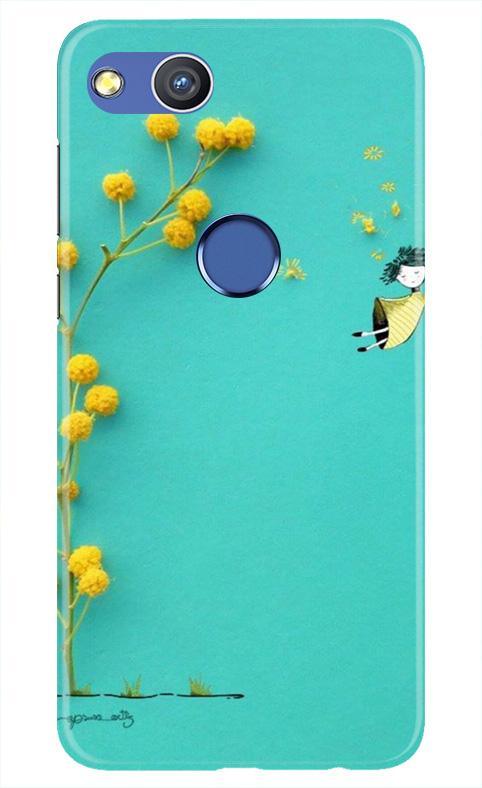 Flowers Girl Mobile Back Case for Honor 8 Lite (Design - 216) Flowers Girl Case for Honor 8 Lite (Design No. 216)