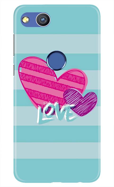 Love Mobile Back Case for Honor 8 Lite (Design - 299) Love Case for Honor 8 Lite (Design No. 299)