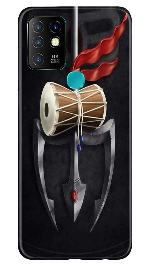 Lord Shiva Mahakal Mobile Back Case for Infinix Hot 10 (Design - 1) Lord Shiva Mahakal Case for Infinix Hot 10