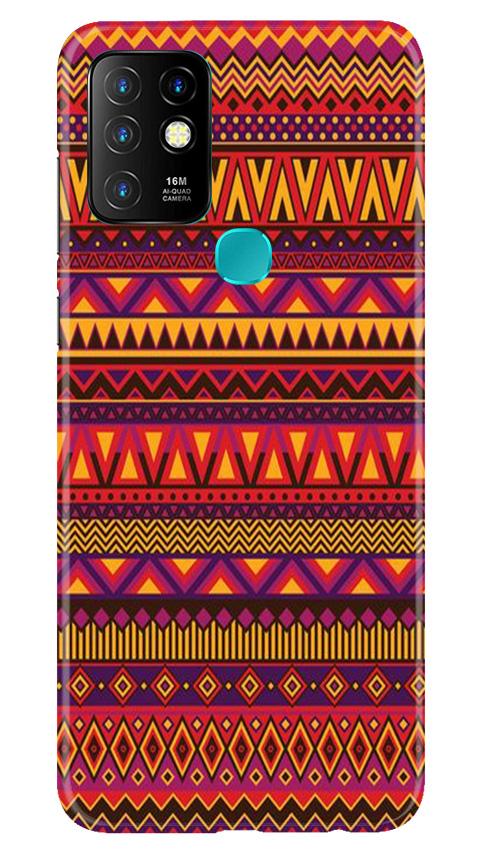 Zigzag line pattern2 Mobile Back Case for Infinix Hot 10 (Design - 10) Zigzag line pattern2 Case for Infinix Hot 10
