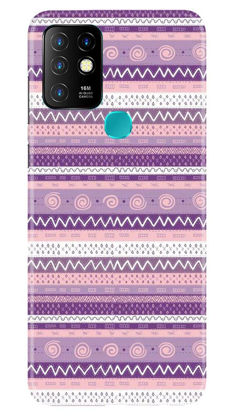 Zigzag line pattern3 Mobile Back Case for Infinix Hot 10 (Design - 11) Zigzag line pattern3 Case for Infinix Hot 10