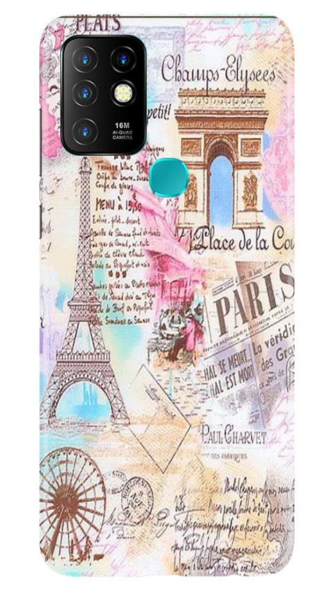 Paris Eiftel Tower Mobile Back Case for Infinix Hot 10 (Design - 54) Paris Eiftel Tower Case for Infinix Hot 10