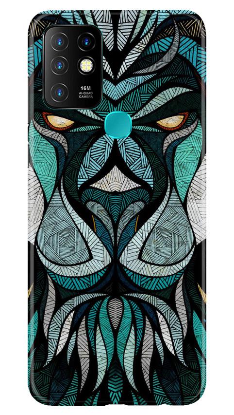 Lion Mobile Back Case for Infinix Hot 10 (Design - 97) Lion Case for Infinix Hot 10