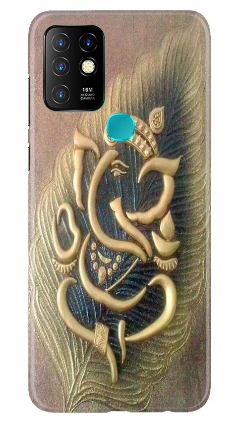 Lord Ganesha Mobile Back Case for Infinix Hot 10 (Design - 100) Lord Ganesha Case for Infinix Hot 10