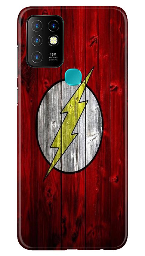 Flash Superhero Mobile Back Case for Infinix Hot 10 (Design - 116) Flash Superhero Case for Infinix Hot 10 (Design - 116)