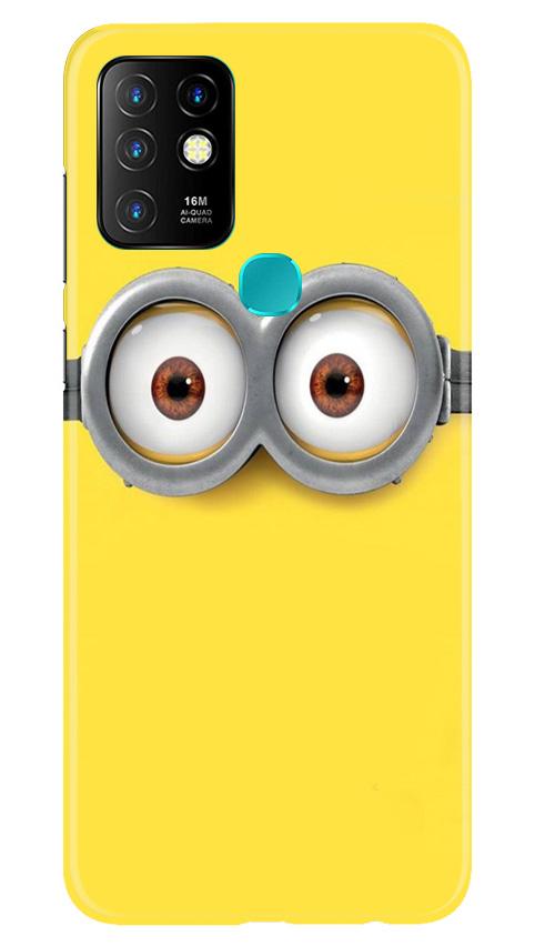 Minions Mobile Back Case for Infinix Hot 10 (Design - 128) Minions Case for Infinix Hot 10 (Design - 128)