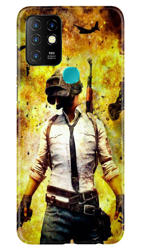 Pubg Mobile Back Case for Infinix Hot 10 (Design - 180) Pubg Case for Infinix Hot 10 (Design - 180)