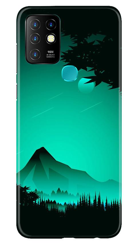 Moon Mountain Mobile Back Case for Infinix Hot 10 (Design - 204) Moon Mountain Case for Infinix Hot 10 (Design - 204)
