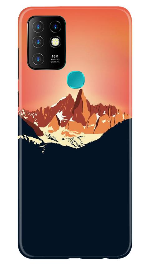 Mountains Mobile Back Case for Infinix Hot 10 (Design - 227) Mountains Case for Infinix Hot 10 (Design No. 227)