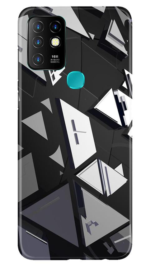 Modern Art Mobile Back Case for Infinix Hot 10 (Design - 230) Modern Art Case for Infinix Hot 10 (Design No. 230)