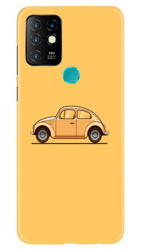 Vintage Car Mobile Back Case for Infinix Hot 10 (Design - 262) Vintage Car Case for Infinix Hot 10 (Design No. 262)