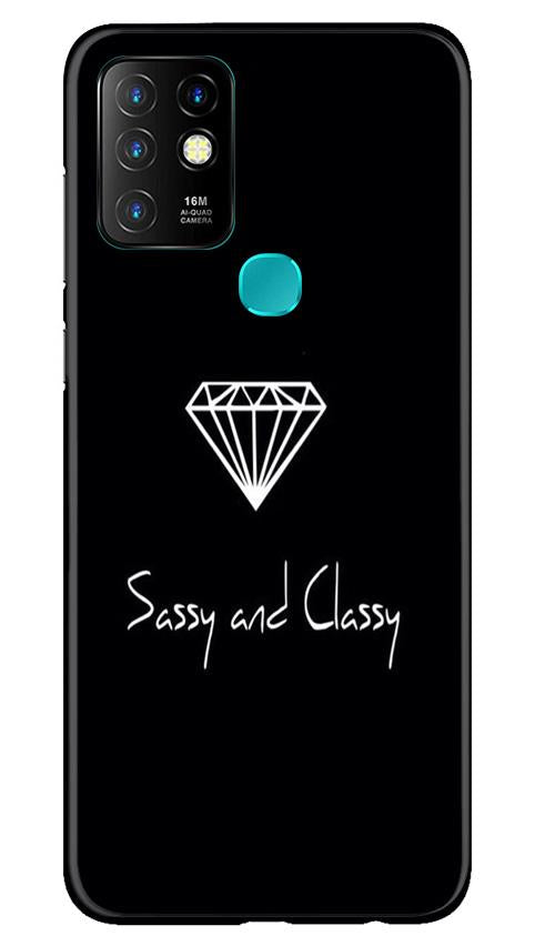 Sassy and Classy Mobile Back Case for Infinix Hot 10 (Design - 264) Sassy and Classy Case for Infinix Hot 10 (Design No. 264)
