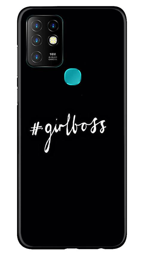 #GirlBoss Mobile Back Case for Infinix Hot 10 (Design - 266) #GirlBoss Case for Infinix Hot 10 (Design No. 266)