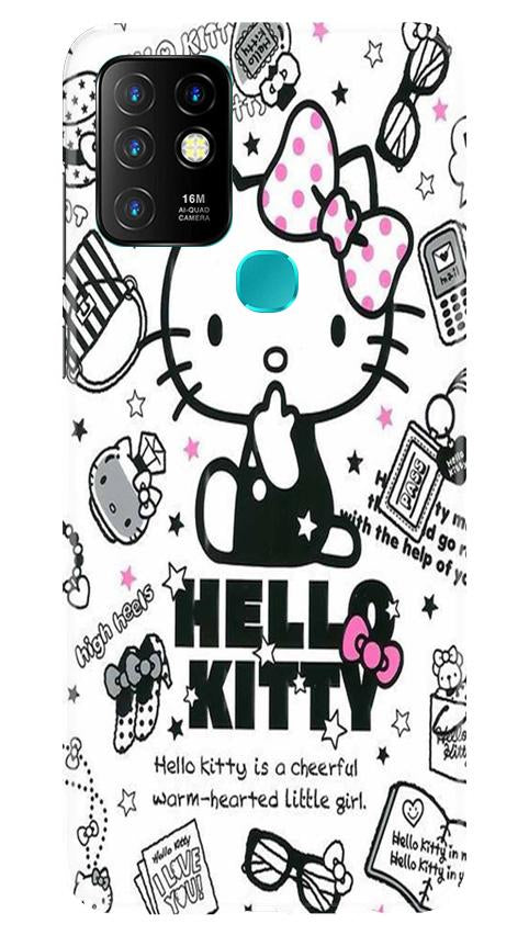 Hello Kitty Mobile Back Case for Infinix Hot 10 (Design - 361) Hello Kitty Mobile Back Case for Infinix Hot 10 (Design - 361)