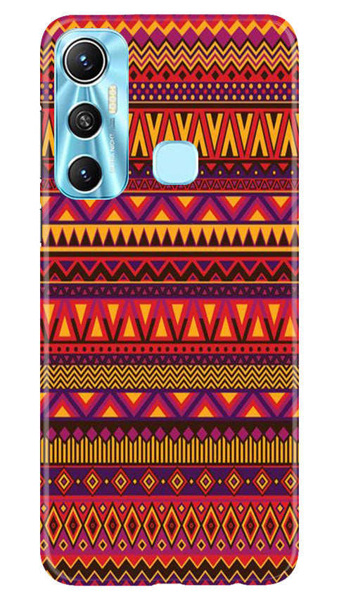 Zigzag line pattern2 Mobile Back Case for Infinix Hot 11 (Design - 10) Zigzag line pattern2 Case for Infinix Hot 11