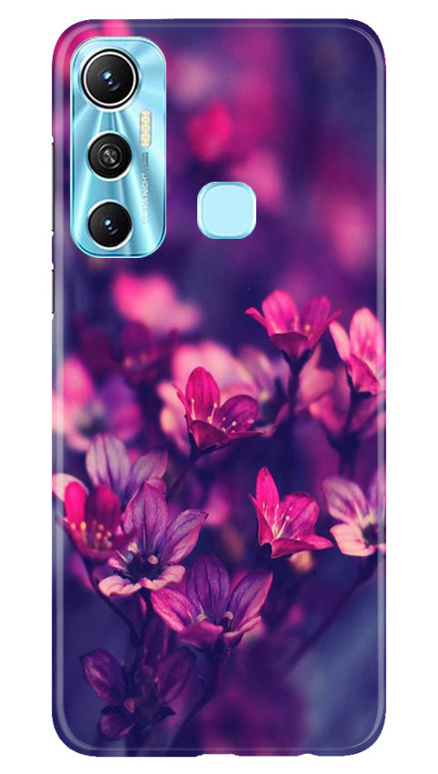 flowers Mobile Back Case for Infinix Hot 11 (Design - 25) flowers Case for Infinix Hot 11
