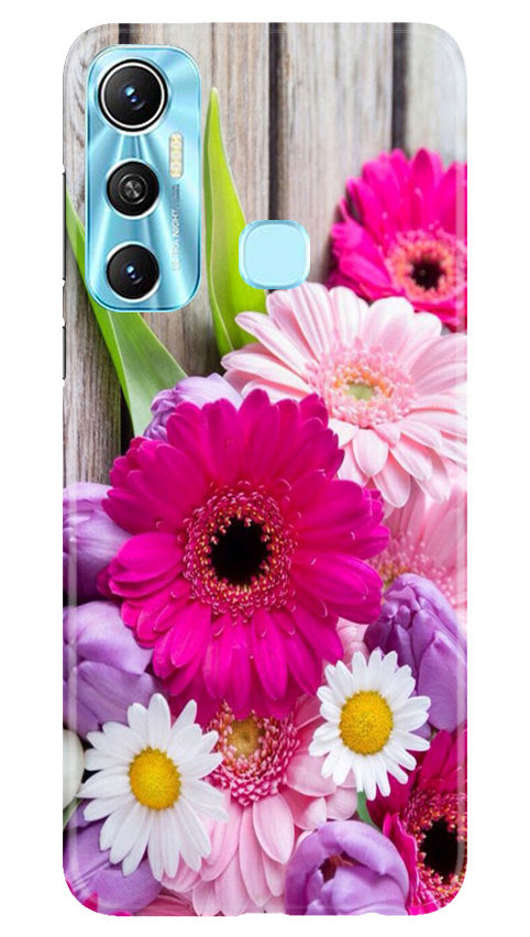 Coloful Daisy2 Mobile Back Case for Infinix Hot 11 (Design - 76) Coloful Daisy2 Case for Infinix Hot 11