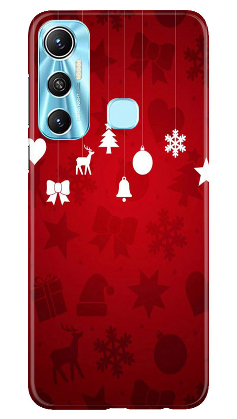Christmas Mobile Back Case for Infinix Hot 11 (Design - 78) Christmas Case for Infinix Hot 11