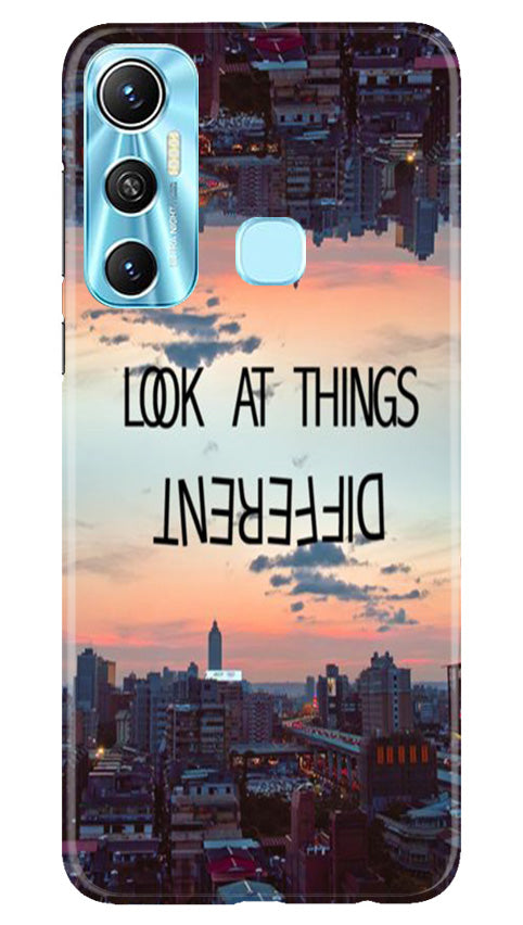Look at things different Mobile Back Case for Infinix Hot 11 (Design - 99) Look at things different Case for Infinix Hot 11