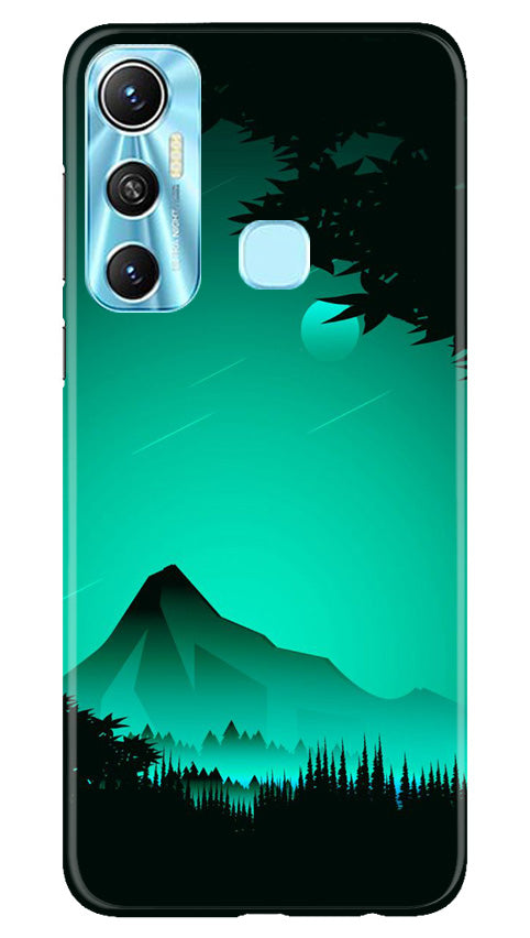 Moon Mountain Mobile Back Case for Infinix Hot 11 (Design - 173) Moon Mountain Case for Infinix Hot 11 (Design - 173)