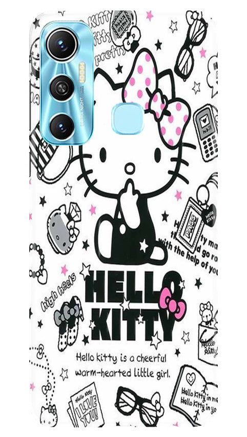 Hello Kitty Mobile Back Case for Infinix Hot 11 (Design - 320) Hello Kitty Mobile Back Case for Infinix Hot 11 (Design - 320)