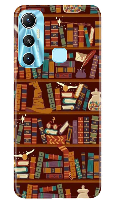 Book Shelf Mobile Back Case for Infinix Hot 11 (Design - 348) Book Shelf Mobile Back Case for Infinix Hot 11 (Design - 348)