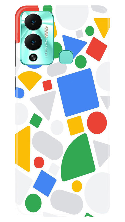 Circul Squar & Tringle Art Mobile Back Case for Infinix Hot 12 Play (Design - 18) Circul Squar & Tringle Art Case for Infinix Hot 12 Play