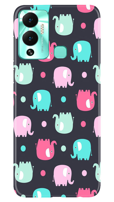 Elephant Baground Mobile Back Case for Infinix Hot 12 Play (Design - 44) Elephant Baground Case for Infinix Hot 12 Play
