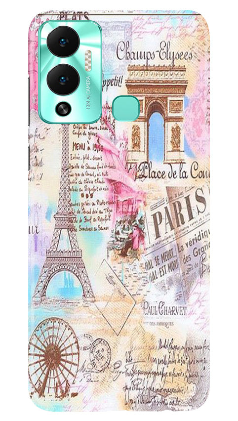 Paris Eiftel Tower Mobile Back Case for Infinix Hot 12 Play (Design - 54) Paris Eiftel Tower Case for Infinix Hot 12 Play