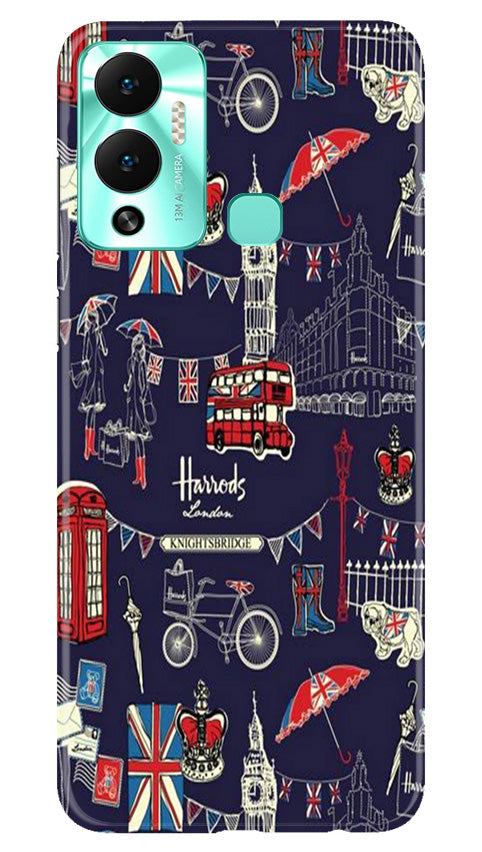 Love London Mobile Back Case for Infinix Hot 12 Play (Design - 75) Love London Case for Infinix Hot 12 Play