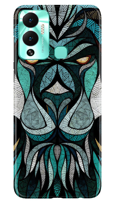 Lion Mobile Back Case for Infinix Hot 12 Play (Design - 97) Lion Case for Infinix Hot 12 Play