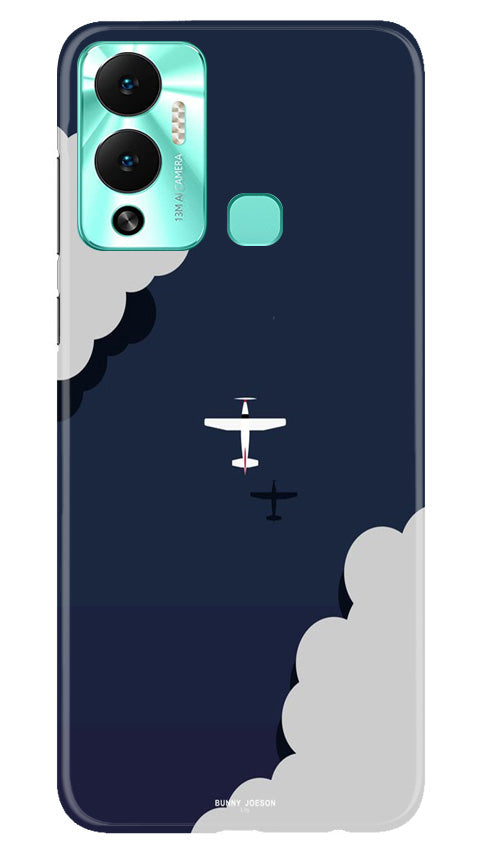 Clouds Plane Mobile Back Case for Infinix Hot 12 Play (Design - 165) Clouds Plane Case for Infinix Hot 12 Play (Design - 165)