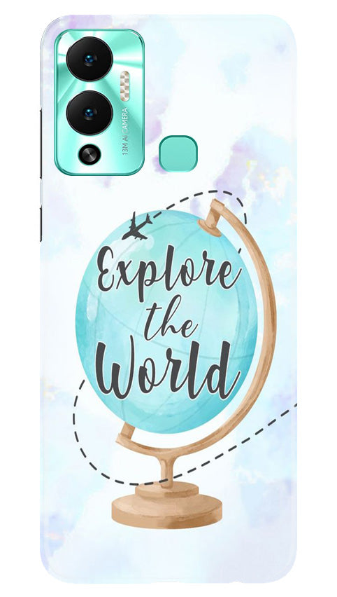 Explore the World Mobile Back Case for Infinix Hot 12 Play (Design - 176) Explore the World Case for Infinix Hot 12 Play (Design No. 176)