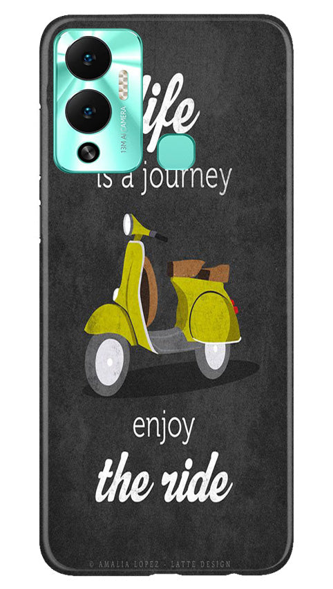 Vintage Scooter Mobile Back Case for Infinix Hot 12 Play (Design - 229) Vintage Scooter Case for Infinix Hot 12 Play (Design No. 229)