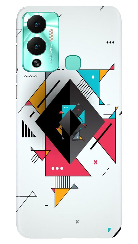 Diffrent Four Color Pattern Mobile Back Case for Infinix Hot 12 Play (Design - 244) Diffrent Four Color Pattern Case for Infinix Hot 12 Play (Design No. 244)