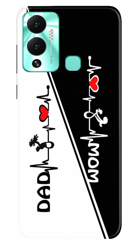 Love Mom Dad Mobile Back Case for Infinix Hot 12 Play (Design - 344) Love Mom Dad Mobile Back Case for Infinix Hot 12 Play (Design - 344)