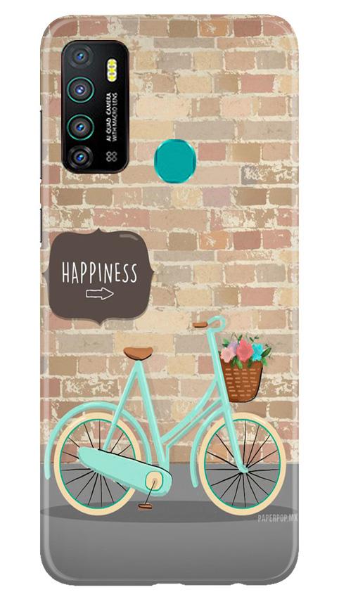 Happiness Mobile Back Case for Infinix Hot 9 (Design - 53) Happiness Case for Infinix Hot 9