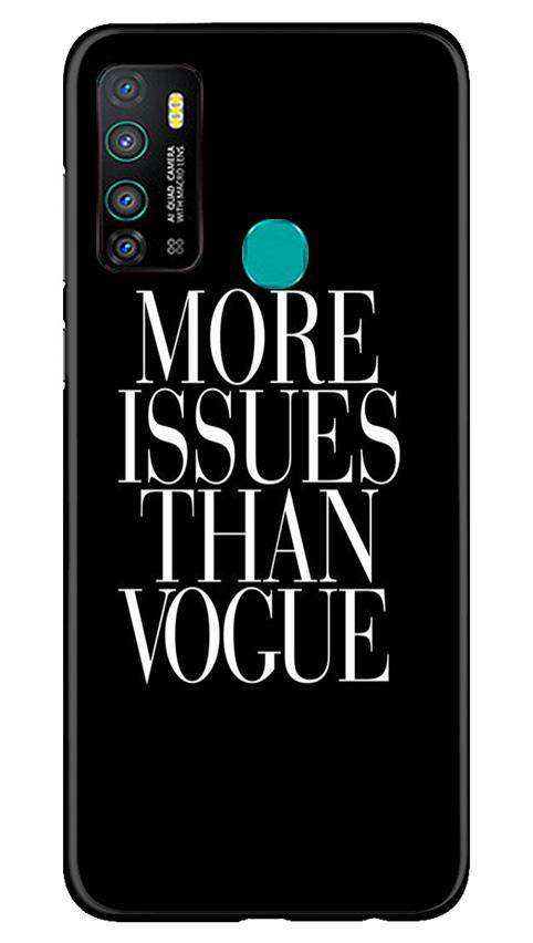 More Issues than Vague Mobile Back Case for Infinix Hot 9 (Design - 74) More Issues than Vague Case for Infinix Hot 9