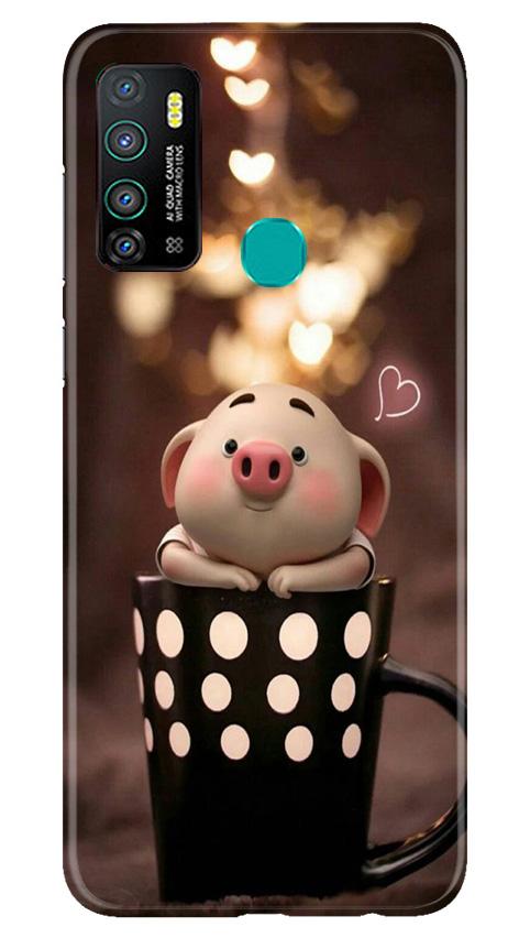 Cute Bunny Mobile Back Case for Infinix Hot 9 (Design - 213) Cute Bunny Case for Infinix Hot 9 (Design No. 213)