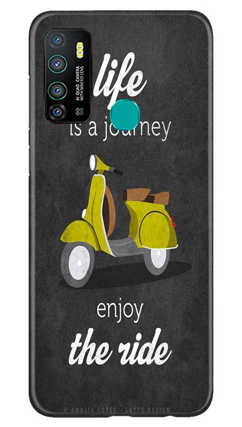 Life is a Journey Mobile Back Case for Infinix Hot 9 (Design - 261) Life is a Journey Case for Infinix Hot 9 (Design No. 261)