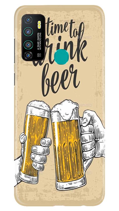 Drink Beer Mobile Back Case for Infinix Hot 9 (Design - 328) Drink Beer Mobile Back Case for Infinix Hot 9 (Design - 328)
