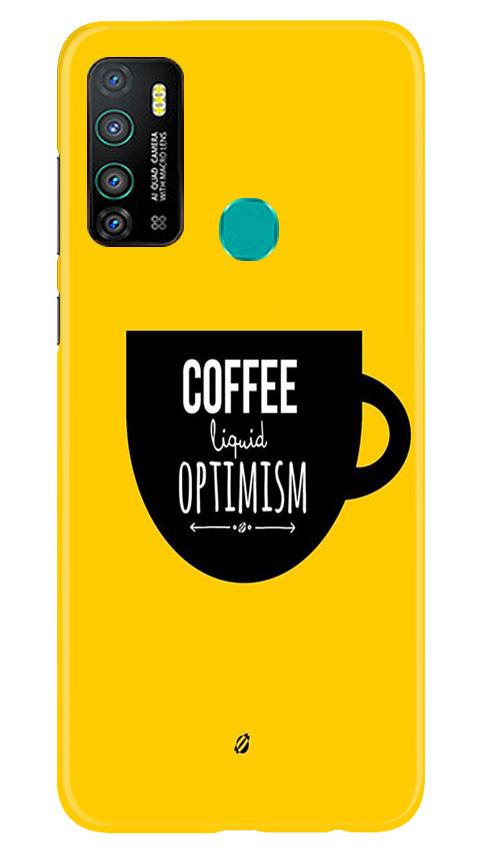 Coffee Optimism Mobile Back Case for Infinix Hot 9 (Design - 353) Coffee Optimism Mobile Back Case for Infinix Hot 9 (Design - 353)