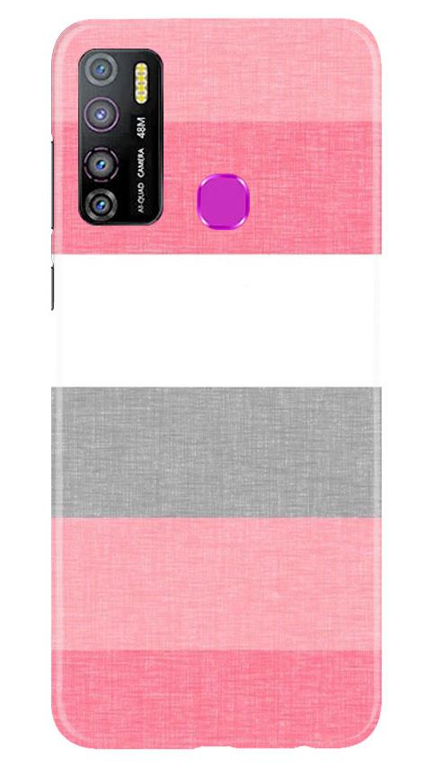 Pink white pattern Mobile Back Case for Infinix Hot 9 Pro (Design - 55) Pink white pattern Case for Infinix Hot 9 Pro