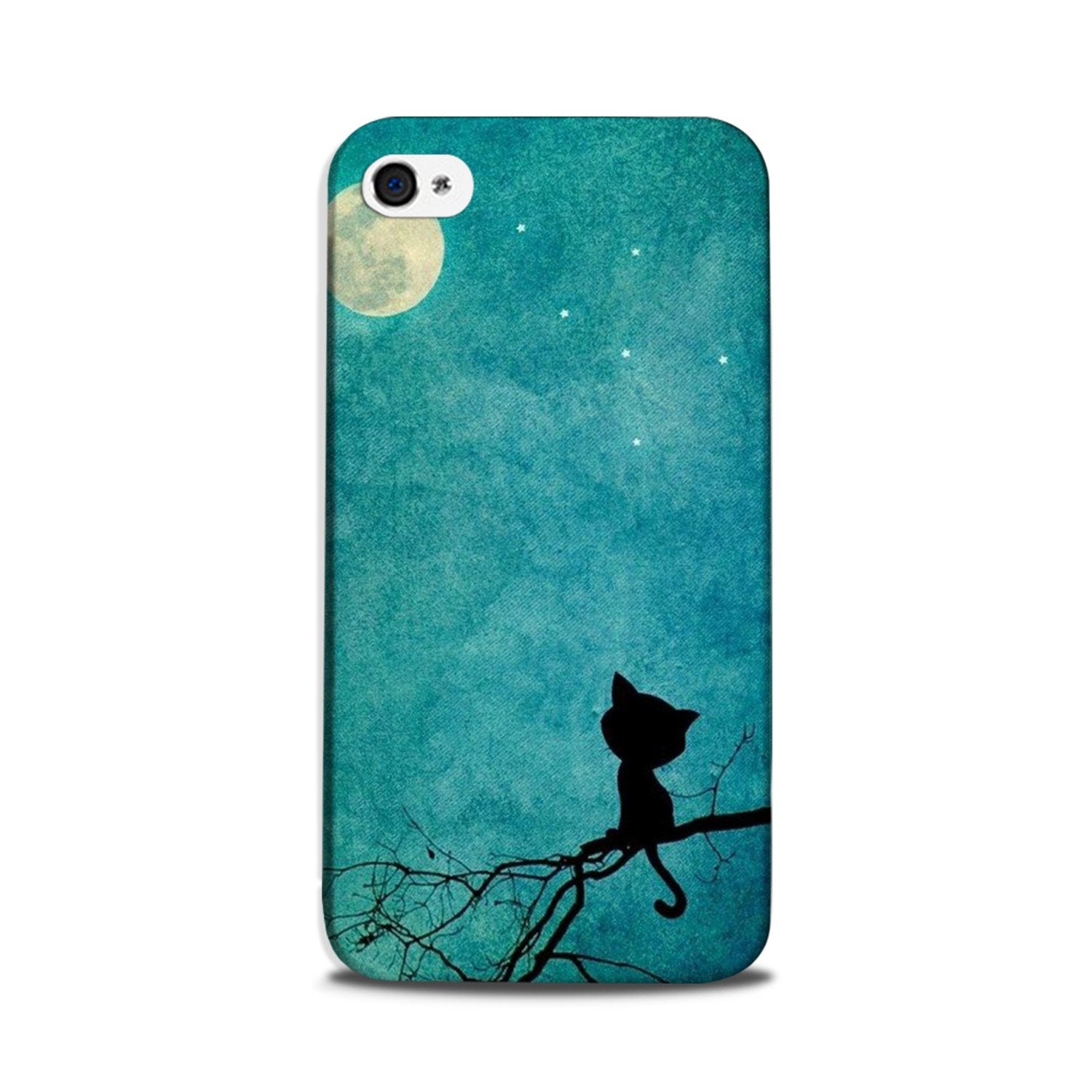 Moon cat Case for iPhone 5/ 5s Moon cat Case for iPhone 5/ 5s