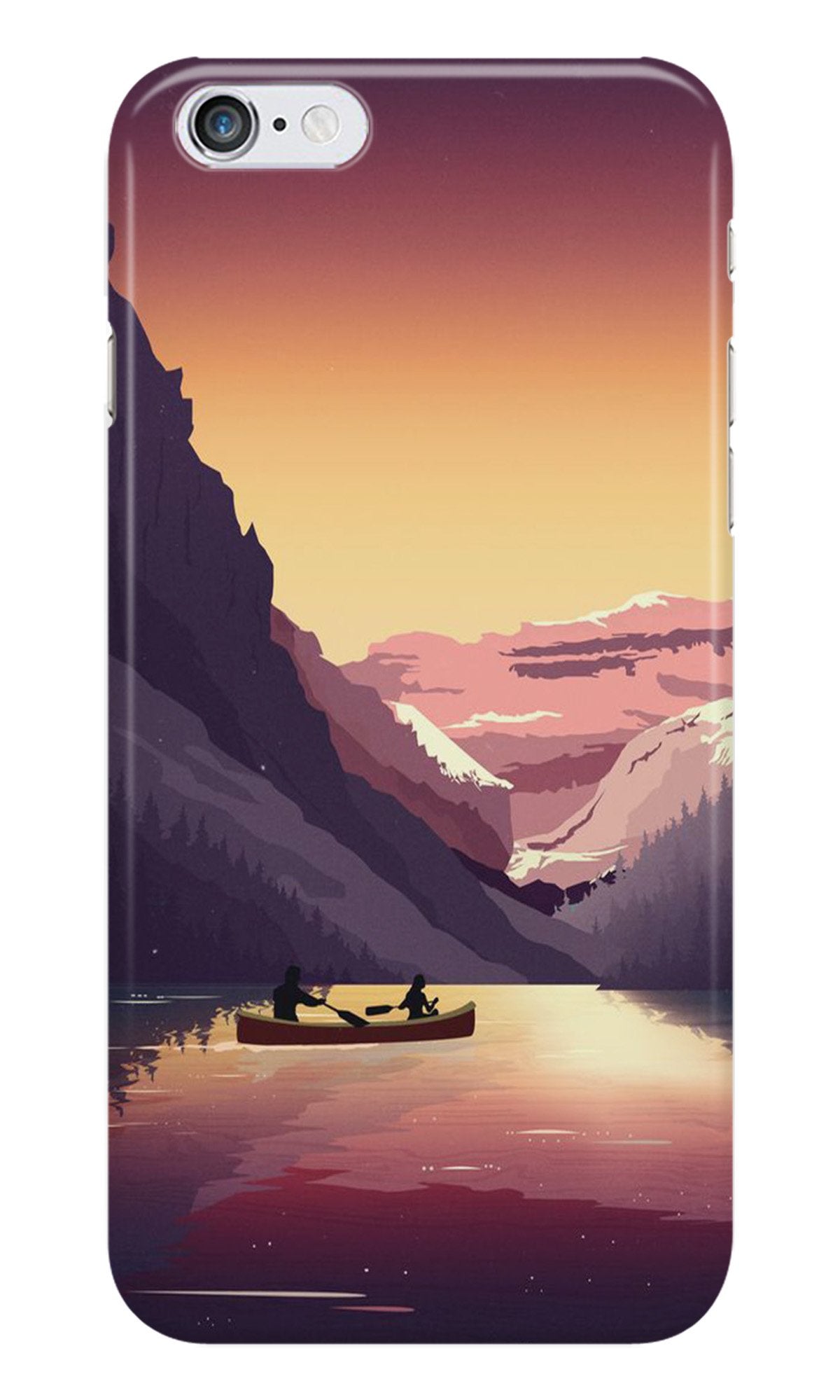 Mountains Boat Case for iPhone 6 Plus/ 6s Plus (Design - 181) Mountains Boat Case for iPhone 6 Plus/ 6s Plus (Design - 181)