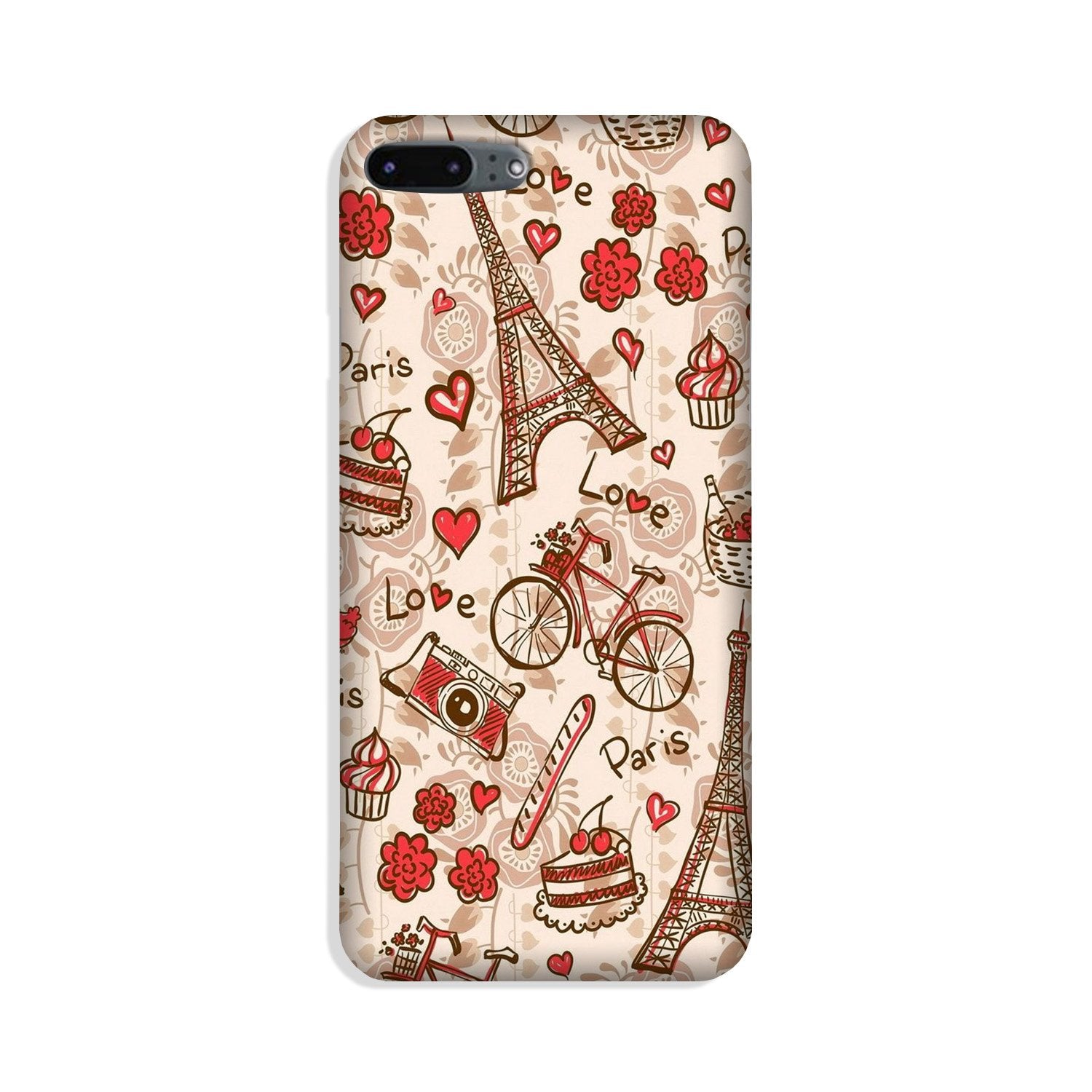 Love Paris Case for iPhone 8 Plus (Design - 103) Love Paris Case for iPhone 8 Plus (Design - 103)