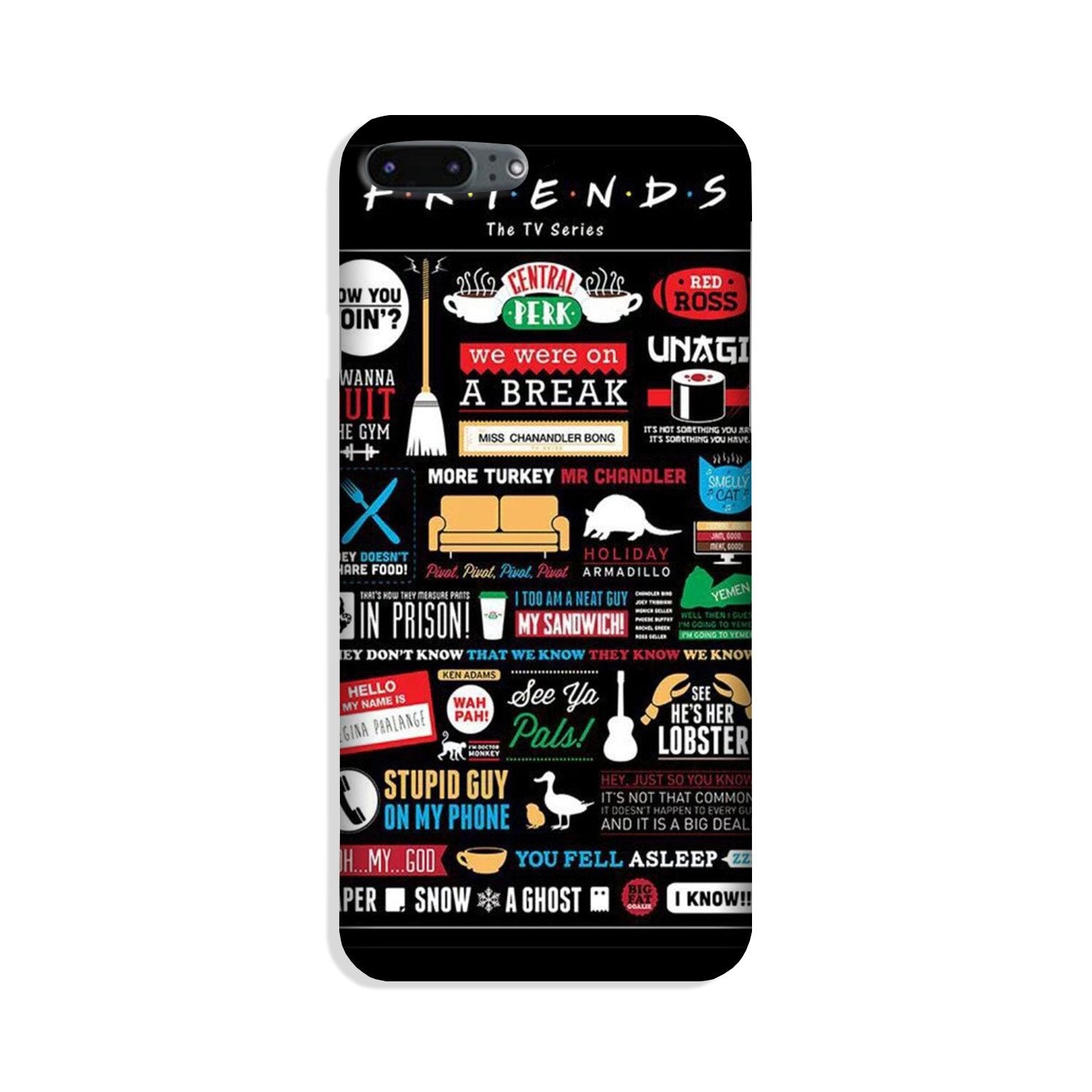 Friends Case for iPhone 8 Plus (Design - 145) Friends Case for iPhone 8 Plus (Design - 145)